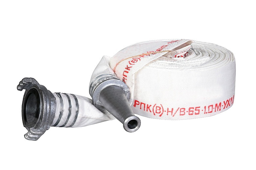 Рукав пожарный напорный для пожарных кранов РПК(В)-Н/В-65-1,0-М-УХЛ1 ...