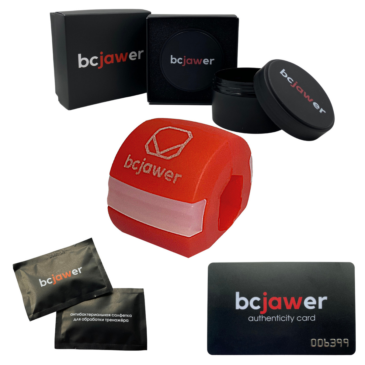 BCJAWER PREMIUM эспандер и тренажер для скул, челюсти, подбородка, щек ...