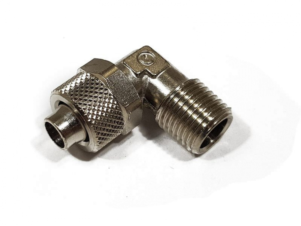 Угловой фитинг Camozzi 1500 с накидной гайкой, Г 10-1/4 — купить в ...