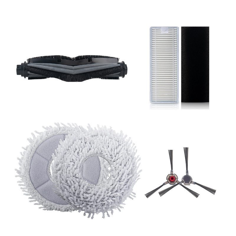 6 шт. Запасные части для Ecovacs DEEBOT N9 N9 + робот-пылесос основная  боковая щетка Hepa фильтр ткань для швабры аксессуары — купить в  интернет-магазине OZON с быстрой доставкой