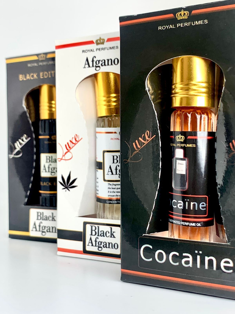 Ravza parfum Набор масляных духов 3 шт : Black Afgano / Cocaine Духи ...
