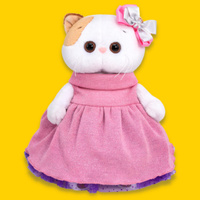 Мягкая игрушка Budi Basa, подруга кота Басика - кошечка Ли-Ли в платье с люрексом, 24 см. Спонсорские товары