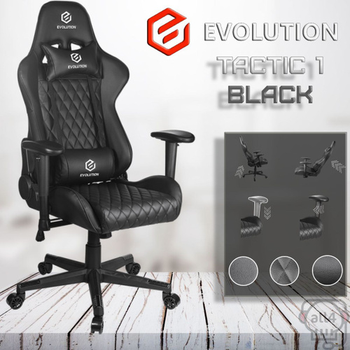 Игровое компьютерное кресло evolution tactic 1 black