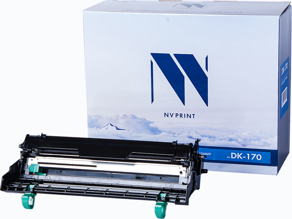 Расходник для печати NV Print DK-170 DU, Черный (black), для лазерного ...