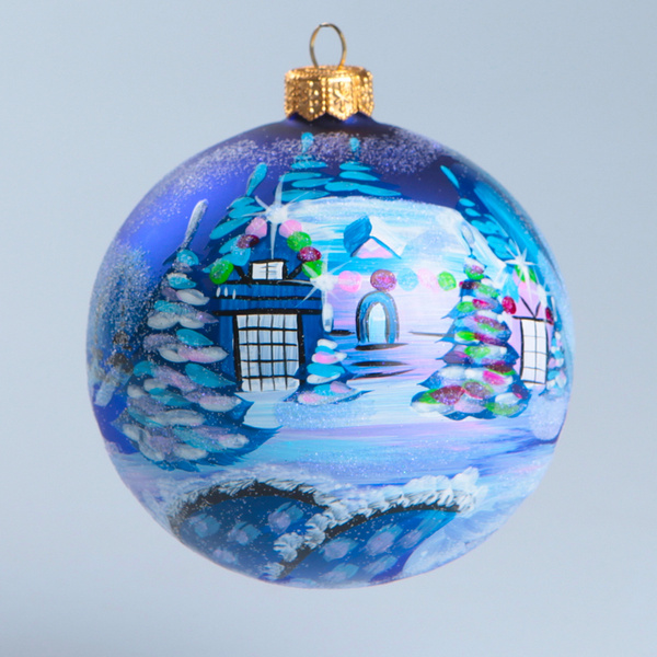 Ёлочная игрушка Лавка с Забавками, Стекло, 10 см - купить в интернет ...