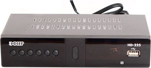 ТВ-ресивер Сигнал Эфир HD-225 черный LCD дисплей, черный купить по ...