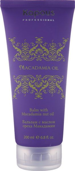Kapous Бальзам с маслом ореха макадамии Macadamia Oil 300 мл - купить с ...