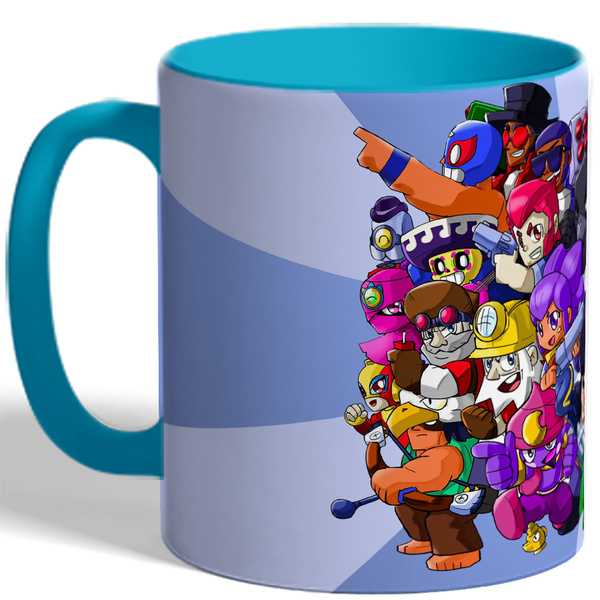 Кружка DRABS "по игре Brawl Stars Браво Старс Персонажи", 330 мл ...
