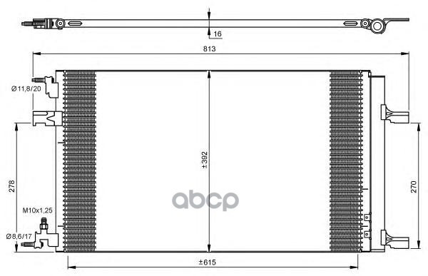 Радиатор кондиционера с осушителем nrf арт. 35919 - NRF арт. 35919 ...