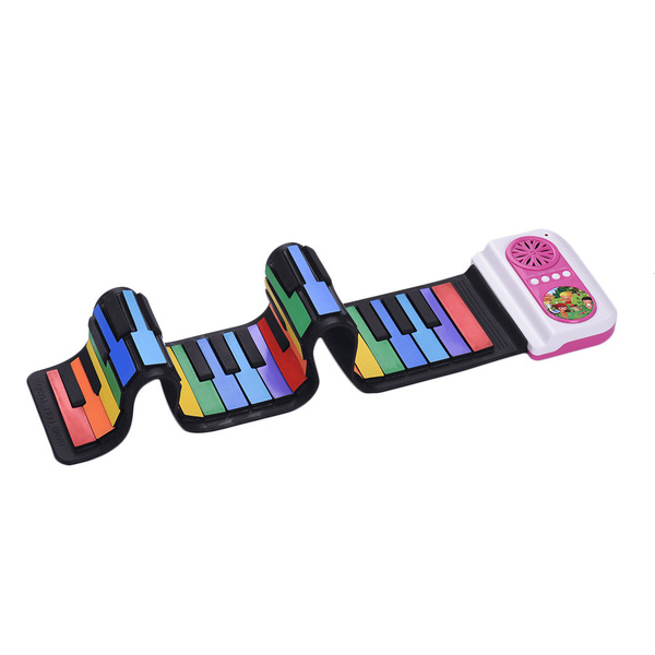 Раскладное цветное пианино Roll Up Keyboard (37 клавиш) - купить с ...