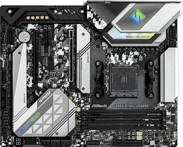 Материнская плата ASRock B550 Steel Legend купить по низкой цене с ...