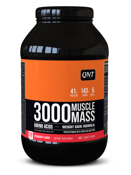 Гейнер для наращивания мышечной массы с витаминами QNT "Muscle Mass ...