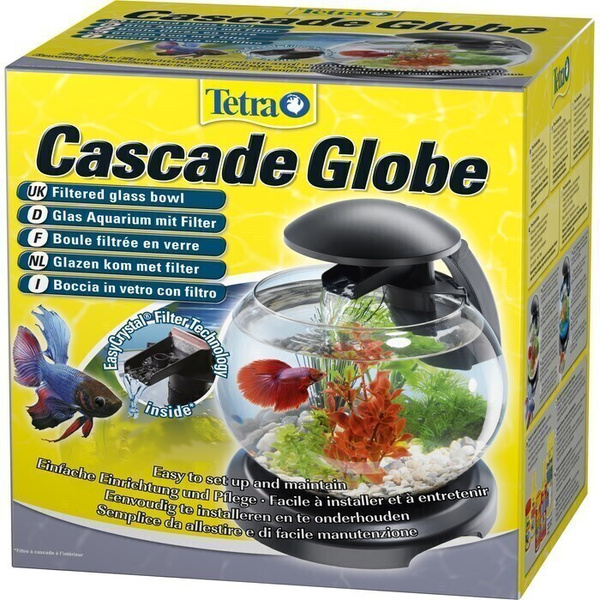 Аквариум Tetra Cascade Globe круглый, черный (6,8 л) - купить с ...