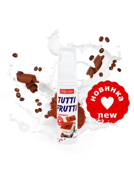 Смазка интимная съедобная Tutti-frutti со вкусом тирамису - 30 гр ...