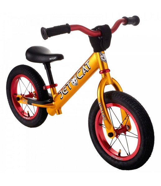 БЕГОВЕЛ JETCAT - 12 SPORT - SL - AIR PRO FIRE/GOLD детский от 1,5 лет ...
