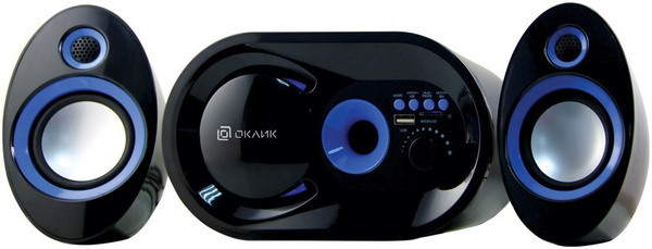 Колонки Oklick OK-433 2.1 черный 15Вт BT - купить с доставкой по ...