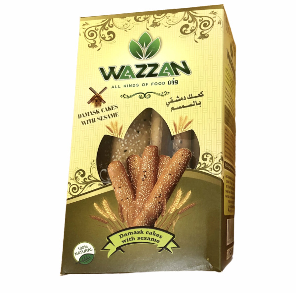 Хлебные палочки дамасские с кунжутом WAZZAN из Турции, 400 г - купить с ...
