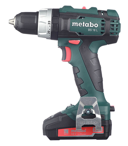 Дрель-шуруповерт Metabo аккумуляторная BS 18 L (602321500) 18В 2х2Ач Li ...