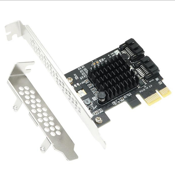 Адаптер SATA PCI E 2 порта SATA 3 SSD Жесткий диск Плата расширения PCI ...
