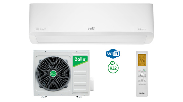 Инверторная сплит-система (Кондиционер) на 27 кв. Ballu ECO Smart ...
