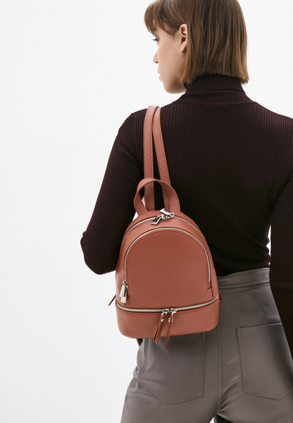 Рюкзак женский натуральная кожа AFINA, терракот - купить с доставкой по ...