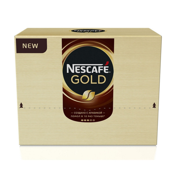 Кофе Nescafe Gold растворимый, сублимированный, порционный, 30 штук в ...