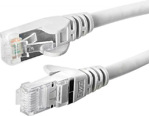 Кабель LANMASTER Патч-корд Lanmaster (TWT-45-45-0.3-WH) UTP RJ-45 0.3м ...