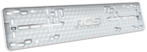 RCS Рамка номерного знака белая Light (R0203) - купить по выгодным ...