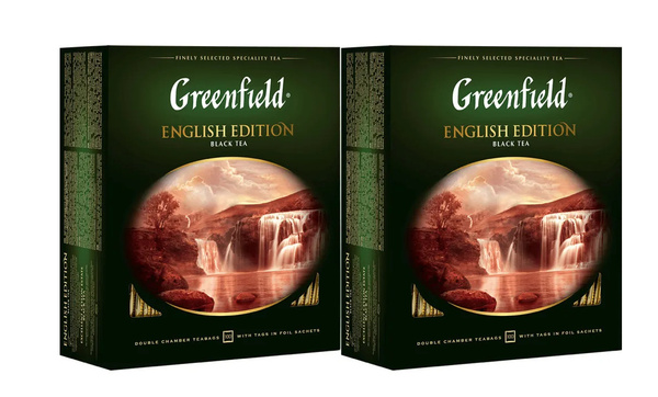 Чай в пакетиках Greenfield English Edition (Инглиш Эдишн) 2 г 100 шт ...