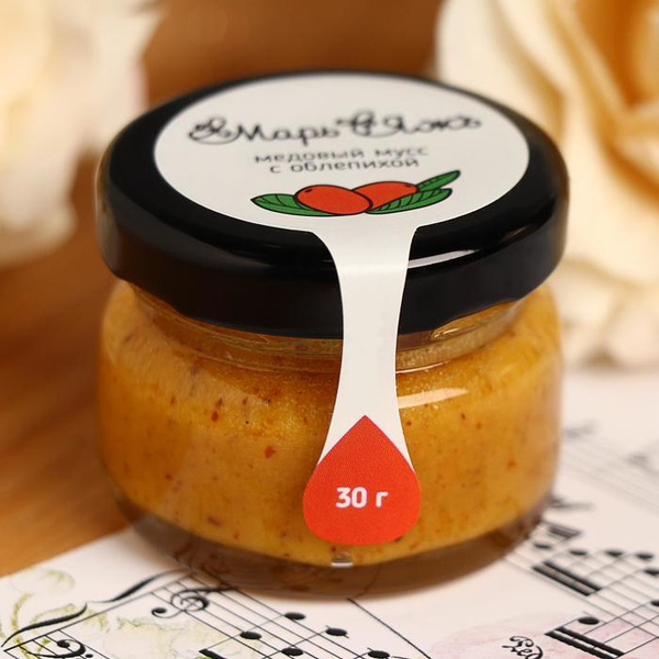 Медовый мусс МарьЯжъ, с облепихой, 30 г - купить с доставкой по ...