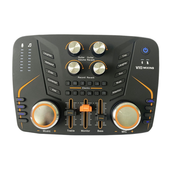 Звуковая карта V10 звуковая карта Live Sound микрофон аудиоинтерфейс ...