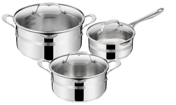 Набор кастрюль 20/24 см + ковш 16 см Tefal Jamie Oliver Cook Smart с ...