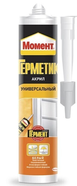 Акриловый Герметик Момент, Для стен, белый - купить по низким ценам в ...