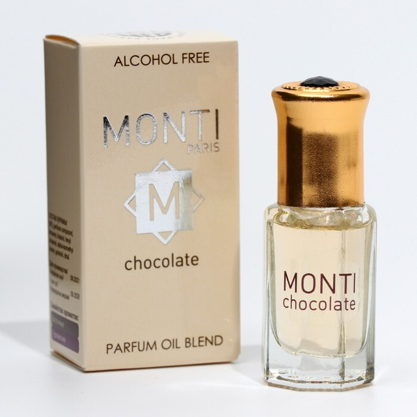 Парфюмерное масло женское Monti Chocolate, 6 мл Туалетная вода 6 мл ...
