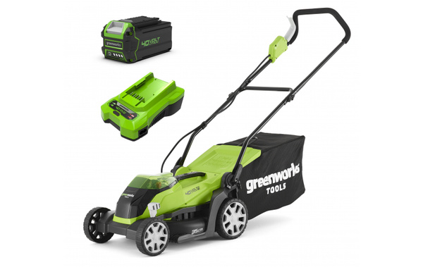 Аккумуляторная газонокосилка G40LM35K4 40В G-MAX DigiPro (в комплекте ...