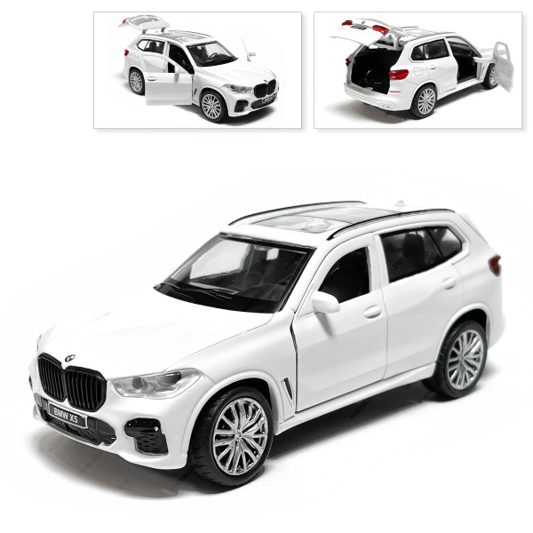 Машинка BMW X5 M-Sport, коллекционная, металлическая, белая, Технопарк ...