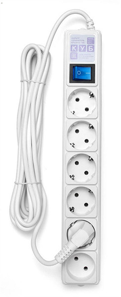 Сетевой фильтр POWERCUBE SPG(5+1)-16B-5М - купить по выгодной цене в ...