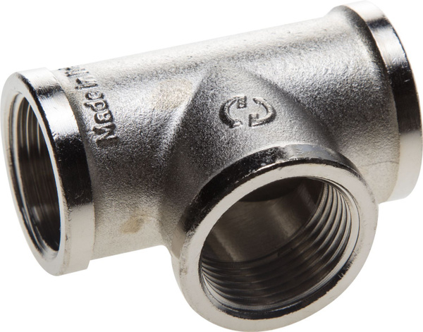GENERAL FITTINGS внутренняя резьба 3/4 , никель, тройник (51052-3/4 ...