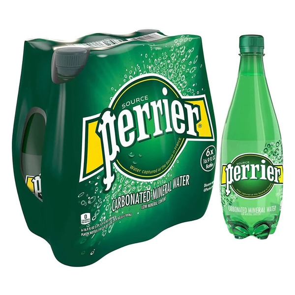 Perrier Вода Минеральная Газированная 1000мл. 6шт - купить с доставкой ...