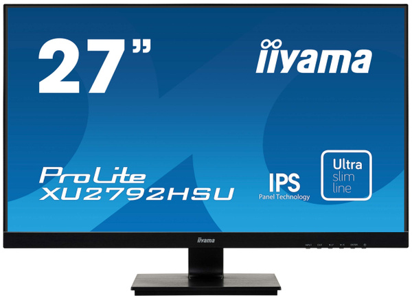 Монитор iiyama 27" XU2792HSU-B1 черный IPS 1920x1080 250 cd/m2 4 ms VGA ...