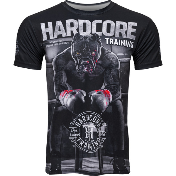 Футболка Hardcore Training, размер 56, цвет черный, серый, 100% ...