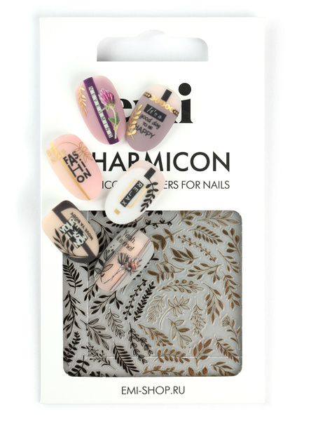 EMI Наклейки для дизайна ногтей Charmicon 3D Silicone Stickers №143 ...