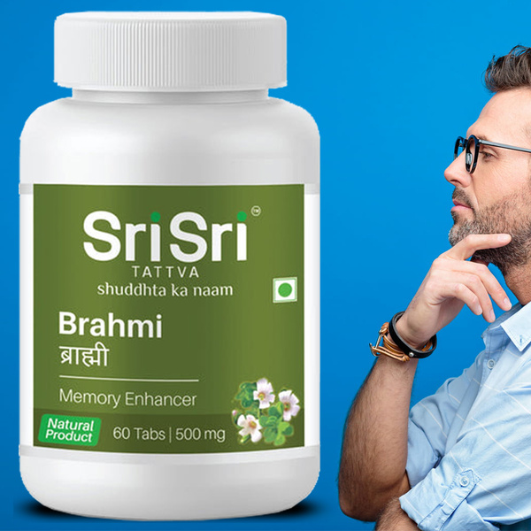 Биодобавка (БАД) Брахми Брами Brahmi бакопа монье Sri Sri таблетки ...