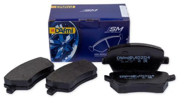 Колодки тормозные DAFMI D204SM Передние - купить по низким ценам в ...