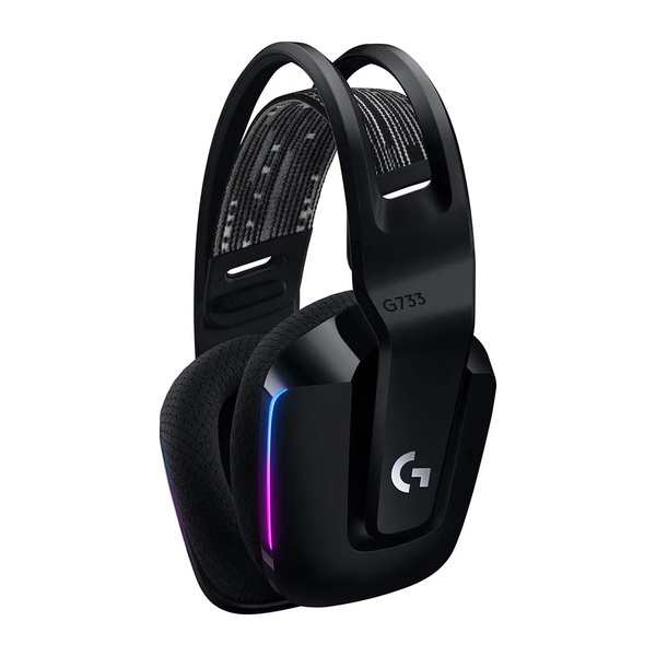 Игровые наушники Logitech G G733, черный - купить по доступной цене в ...