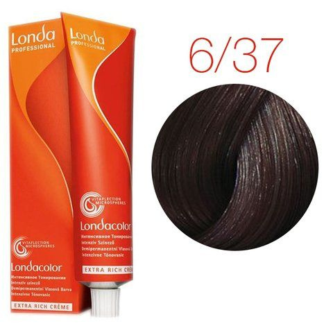 Londa Professional Краска для волос интенсивное ТОНИРОВАНИЕ 6/37 Темный ...