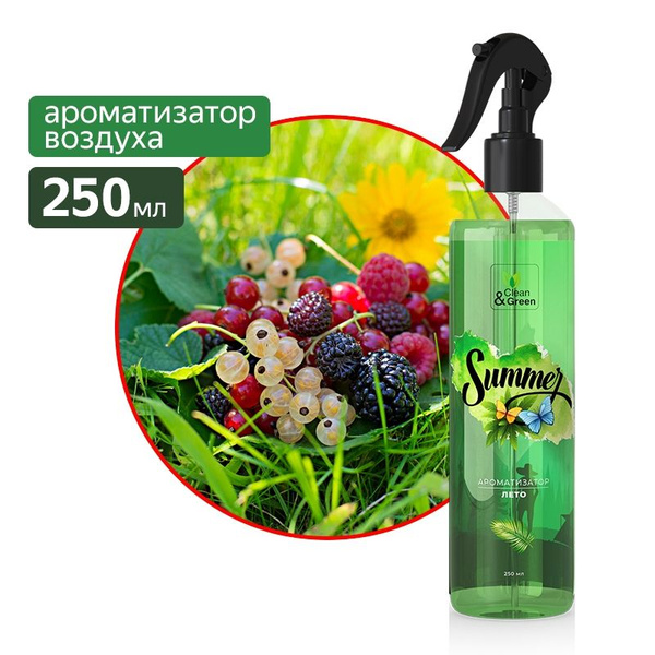 Освежитель воздуха для дома Clean&Green "Лето" 250 мл - купить с ...