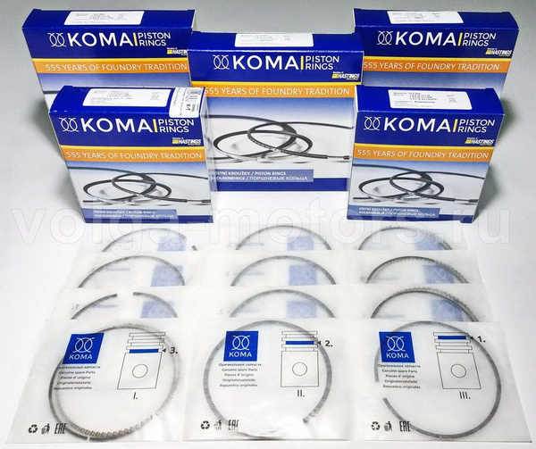 Кольца поршневые 96,5мм ЗМЗ-40524, 40904, 40905, 40906, PRO (EURO-III,IV,V) (к-т на 4 цил.) Узкие