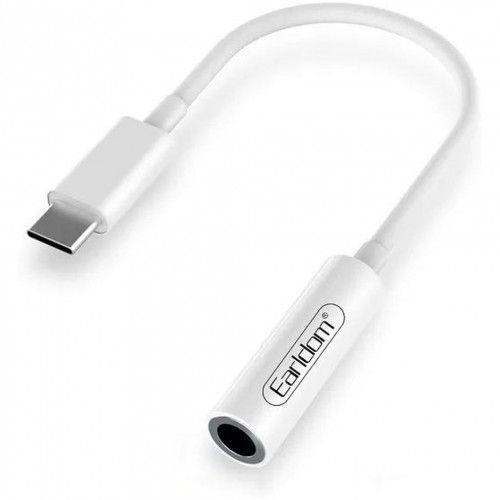Кабель USB TypeC, 3.5 мм Переходник Earldom с USB TypeC на Jack 3.5