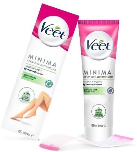 Veet MINIMA, крем для депиляции для сухой кожи, 100 мл - купить с ...